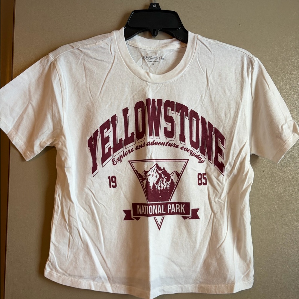 Womens Yellowstone White T-Shirt